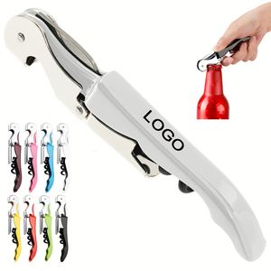 Sacacorchos Multifunción con Logotipo Personalizado, Abridor de Botellas de Vino de Acero Inoxidable, Cuchillo Seahorse, Abridor de Cerveza Profesional para Cocina - Product Image 1
