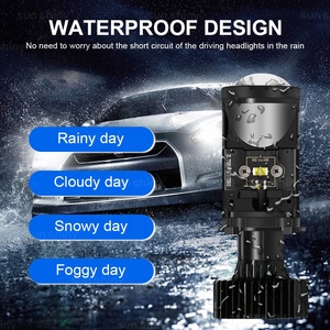 Sunshiny y6d Mini Chiếu 10000LM với <span class=keywords><strong>H4</strong></span> led xe ánh sáng và 2inch xe máy/ô tô Led Đèn Pha cho tăng cường hiệu suất - Product Image 5