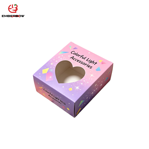 EBB Reliable Quality Printed <b>Gift</b> <b>Box</b> <b>Clear</b> Window Top Bottom Cardboard Packaging Full Customization Service <b>Gift</b> Packing <b>Box</b> - Product Image 1