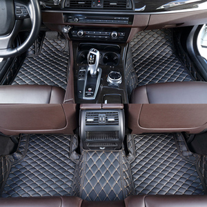 SONSANG Ensemble complet d'accessoires de voiture Tapis de sol de voiture en cuir pour Honda Civic Tapis de voiture - Product Image 1