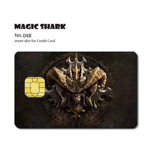 Extraíble <span class=keywords><strong>sin</strong></span> pegamento 3M vinilo impermeable papel adhesivo personalizado para tarjeta bancaria de Chip grande - Product Image 4