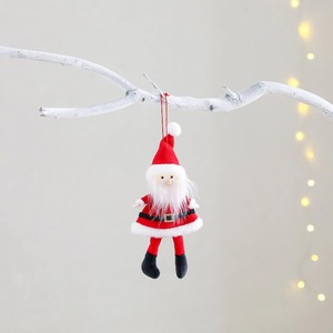 Boîte à musique personnalisable en cuir artisanal de 30 cm, Père Noël et grand-mère, style dessin animé, écologique, pour usage intérieur, décorations de fête de Noël - Product Image 2