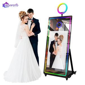 Nouvelle machine photomaton numérique portable à écran tactile, miroir magique, <span class=keywords><strong>appareil</strong></span> photo selfie, imprimante, compatible avec les appareils <span class=keywords><strong>reflex</strong></span> - Product Image 6