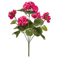 Bunga Sutra Buatan Grosir Simulasi Begonia Geranium Dekorasi Rumah Perlengkapan Fotografi Pernikahan Tanaman Buatan