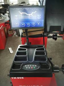 2025 phong cách mới Chất lượng cao nhà máy bán tốt 28 inch Màn hình LCD bánh xe cân bằng TH-90E với Laser vị trí lốp cân bằng - Product Image 2