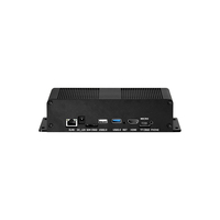 Boîtier Lecteur Multimédia Android 4K RK3399 Sans Ventilateur, Lecteur Publicitaire Industriel, Interface Vidéo 4G WiFi, Boîtier d'Affichage avec Carte SIM RJ45, OEM