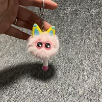 Mini porte-clés peluche chat, jouet en peluche, pendentif sac à dos, décoration, poupée en peluche Kawaii, porte-clés pompon, breloque de sac, bijou