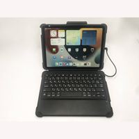Keyboard Mini Nirkabel Desain Baru 2023 untuk iPad 10th 10.9 inci, Dilengkapi Casing iPad & Slot Penyimpanan Pensil