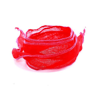 ส่าหรีริบบิ้นผ้าไหมห่อโยคะแฟชั่นผู้หญิงสร้อยข้อมือเครื่องประดับ - Product Image 5