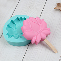 Lotus crème glacée Silicone moule créatif maison Popsicle bac à glace accessoires de cuisine moules en Silicone