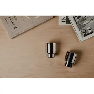 Juego de 2 tazas Nagano de acero reciclado, gadgets sostenibles - Product Image 2