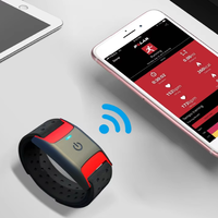 Evde Kullanım İçin Ant+ Kablosuz Kalp Atış Hızı Monitörü Kol Bandı Taşınabilir Hafif Su Geçirmez IP67 Bisiklet İçin Fitness Takip Cihazı