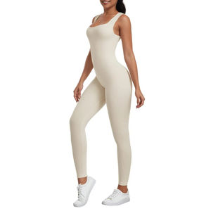 Femmes Yoga Gym Survêtement Combinaison Sans Couture Sportswear Costume Gym Push Ups Fitness Taille Haute Serré Workout Body - Product Image 1