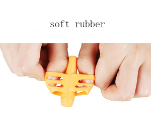 Thân Thiện Với Môi Pencil Chủ Cao Su Bút Chì Grip Trẻ Em Bút Grip Corrector - Product Image 3