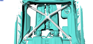 Ajuste para Gen <span class=keywords><strong>2</strong></span> Audi R8 2023UP DRY FIBRA DE CARBONO Engine Bay X-Brace Strut Bar Trim - Product Image 2