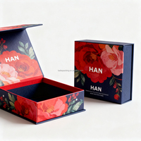 Boîte cadeau cosmétique de luxe OEM personnalisée, écologique, avec fermeture magnétique, gaufrage, insert en papier sulfurisé pour sérum de soin de la peau
