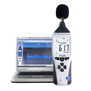Medidor de Nível de Som Digital Profissional Analógico com Saída USB AC/<span class=keywords><strong>DC</strong></span> 130db com Datalogger e Microfone - Product Image 6