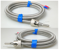 Termokopel Tekanan Tipe K/E WRNT-01/02 Termokopel Listrik Pt100 Probe Suhu Termokopel Tekanan Pegas