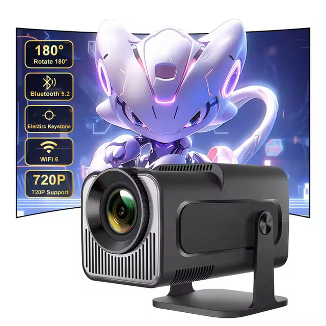 Wholesale HY320Mini 4k Portable Projector Dual WiFi BT LCD Android 11 Allwinner H713 Home Cinema Smart Mini Projector