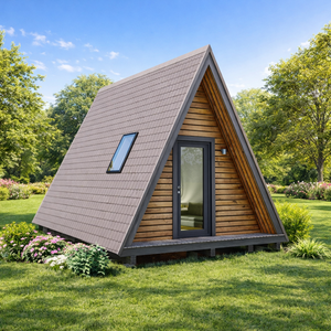 Casa Prefabricada Triangular, Villa <span class=keywords><strong>de</strong></span> Fácil Instalación, Estructura <span class=keywords><strong>de</strong></span> Acero Ligero, Taller en Casa - Product Image 6