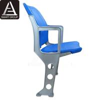 Chaise de stade pliable inclinable chaise de stade de baseball sièges de stade en plastique à vendre