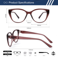 Lunettes de sommeil œil-de-chat de luxe avec filtre anti-lumière bleue, verres rouge, orange, jaune, anti-reflets pour écran, pour femmes, OEM ODM, vente en gros
