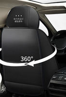 Housses de siège de voiture en cuir Nappa, ensemble complet, avec accessoires d'appui-tête, protection de sièges auto universelle de luxe, adaptée aux voitures 5 places