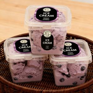 Dried apple slices packaging plastic clear square 1L 30 oz Air <b>Tight</b> With Leak-Resistant Lids IML container security <b>lock</b> - Product Image 2