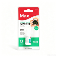 Colle à ongles liquide UV Max Clear, formule sans durcissement à la lumière, adhésif puissant, durée de conservation de plus de 30 jours, flacon en plastique, fournitures pour nail art