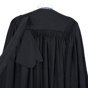 Uniforme Judicial Ejecutivo Unisex Ropa de <span class=keywords><strong>Abogado</strong></span> de Poliéster Negro para Adultos - Product Image 3