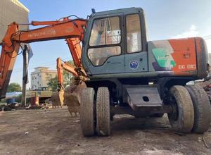 Excavatrice d'occasion Hitachi EX100 10T haute performance |   Matériel d'occasion à faible nombre d'heures de fonctionnement, moteur Daewoo Doosan, attache rapide, brise-roche - Product Image 5