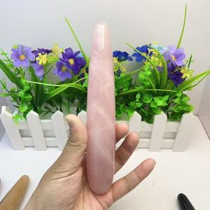 Großhandel Hochwertige Kristall Quarz Massage Zauberstab Heil kristall Massage Yoni Zauberstab für Frauen - Product Image 1