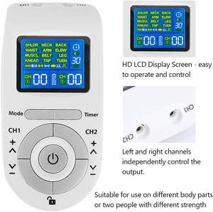 מקצועי 10 יחידת טיפול בדיקור בתדירות נמוכה יחידת טיפול עיסוי מכונת ממריץ שרירים - Product Image 6