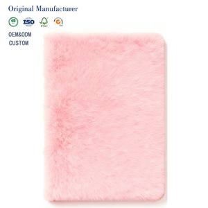 Cuaderno Espiral A5/B5 <span class=keywords><strong>de</strong></span> Tela <span class=keywords><strong>de</strong></span> Felpa Rosa, Ideal para Amantes <span class=keywords><strong>de</strong></span> la Papelería, Diario Acogedor, Idea Encantadora para Registrar Recuerdos - Product Image 1