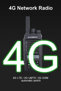 Radio Anysecu 4G REAL PTT/PTT4U Anysecu GT300 WCDMA 3G Walkie Talkie Resistente de 5000KM con Tarjeta SIM, Radio PTT 4G - Product Image 2