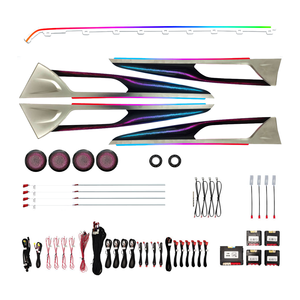 Kit d'éclairage d'ambiance intérieur pour voiture G01 G02, 256 couleurs, symphonie lumineuse, pour <span class=keywords><strong>BMW</strong></span> X3 X4 2018-2024, accessoires de garniture d'ambiance galaxie - Product Image 1