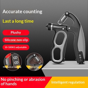 Agarrador de Mano Mecánico Ajustable con Contador <span class=keywords><strong>para</strong></span> Recuperación Muscular, Ejercicio de Fuerza de Mano <span class=keywords><strong>para</strong></span> Hombres y Mujeres - Product Image 5