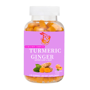 Gummies de Curcuma et Gingembre Haute Puissance avec Poivre Noir – Complément Herbal pour la Santé Cardiaque et Digestive des Adultes - Product Image 1