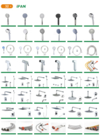 Tuyau de douche IFAN durable et flexible, long, en acier inoxydable, avec insert et écrou en laiton