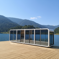 Cabine Apple préfabriquée de luxe insonorisée, mobile, type capsule, maison conteneur standard Apple à vendre