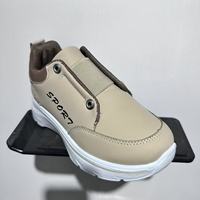Chaussures de sport pour enfants, garçons et filles, style sport, à enfiler, en similicuir, baskets décontractées, légères, antidérapantes, semelle souple, anti-odeur, chaussures d'école