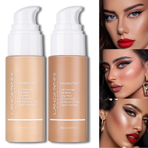 Fond <span class=keywords><strong>de</strong></span> <span class=keywords><strong>Teint</strong></span> Mat Correcteur <span class=keywords><strong>Teint</strong></span> Blé Jaune-Noir Style Célébrité Internet, Maquillage Liquide Tonifiant Européen-Américain BB - Product Image 1