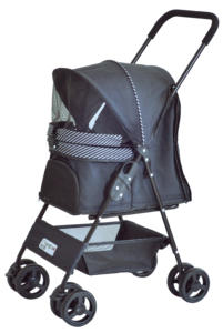 Chariot pour animaux de compagnie à <span class=keywords><strong>double</strong></span> fermeture éclair de haute qualité moins d'entrée pour les chiens simples ou multiples chats <span class=keywords><strong>poussette</strong></span> en peluche pour animaux de compagnie - Product Image 4