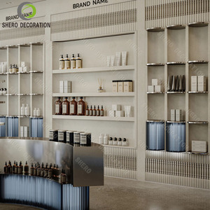 Meubles de pharmacie sur mesure, durables et de qualité médicale, étagères en acier inoxydable pour présentoir de pharmacie. - Product Image 5