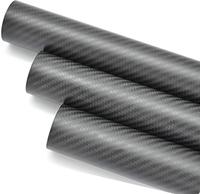 Lot de 4 tubes en fibre de carbone, épaisseur 2 mm, tubes extrudés, dimensions 6-52 mm pour aile d'avion RC, cerf-volant, bras de quadricoptère