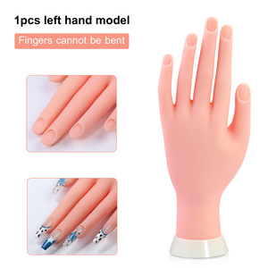 Wholesale <b>Nail</b> Salon Display <b>Practice</b> <b>Nail</b> <b>Hand</b> Model Rubber Mannequin <b>Hand</b> <b>Practice</b> Foot for <b>Nail</b> Art Beginner - Product Image 5