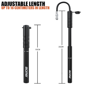 BOMB Aluminum Alloy Bike Pump 2101 100psi Manual Inflation Accessory for <b>Cycling</b> with Nozzle Adapter - Product Image 6