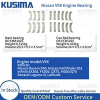 STD 025 050 Roulement de vilebrequin et de bielle de qualité OEM pour Nissan Navara D40 Pathfinder R51 3.0 V9X Diesel