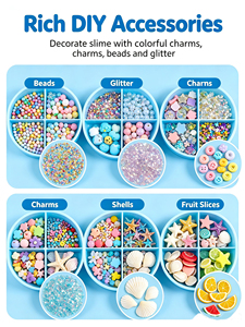 ชุดทำดินน้ำมันและสไลม์ Ocean Butter Cloud Clear DIY 6 ชิ้น สีฟ้า สำหรับเด็กชายและเด็กหญิง - Product Image 4