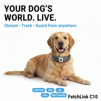 Collar Inteligente para Mascotas con Rastreo GPS, Cámara HD, Rastreo en Tiempo Real, Audio Bidireccional, 4G y WiFi, Valla Virtual para la Seguridad de Mascotas al Aire Libre